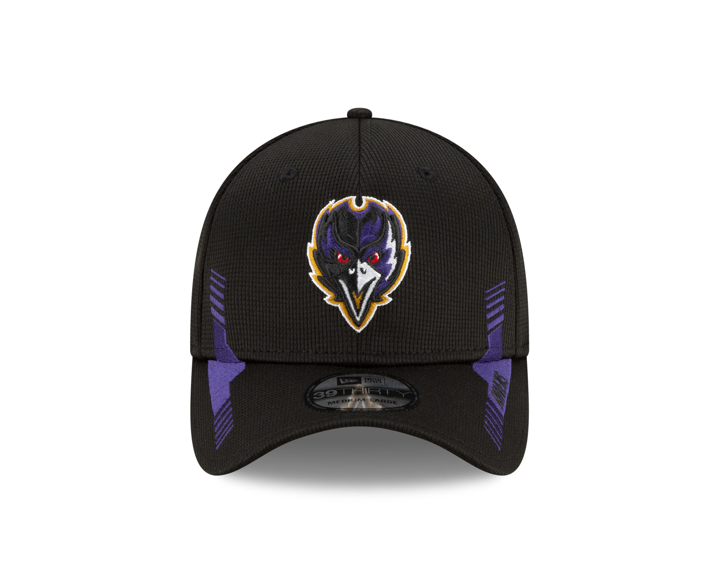 Baltimore Ravens New Era Sideline Black & Purple 39THIRTY Flex Hat