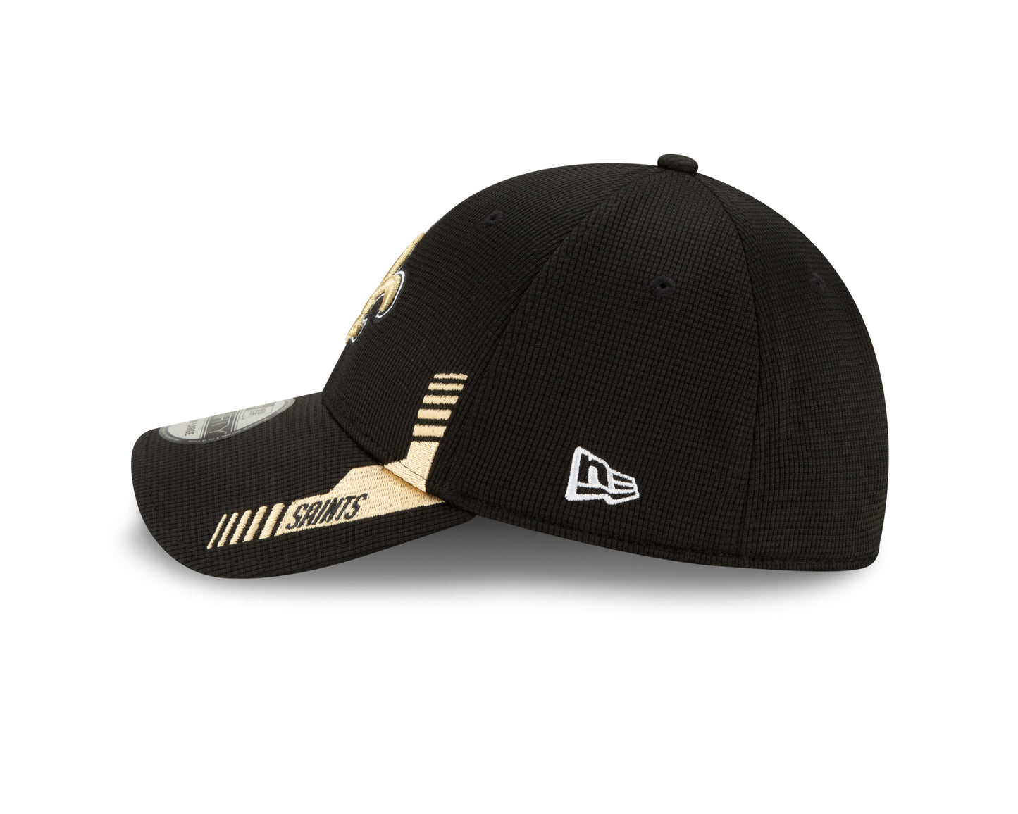 New Orleans Saints New Era Black & Gold  Sideline Home 39thirty Hat