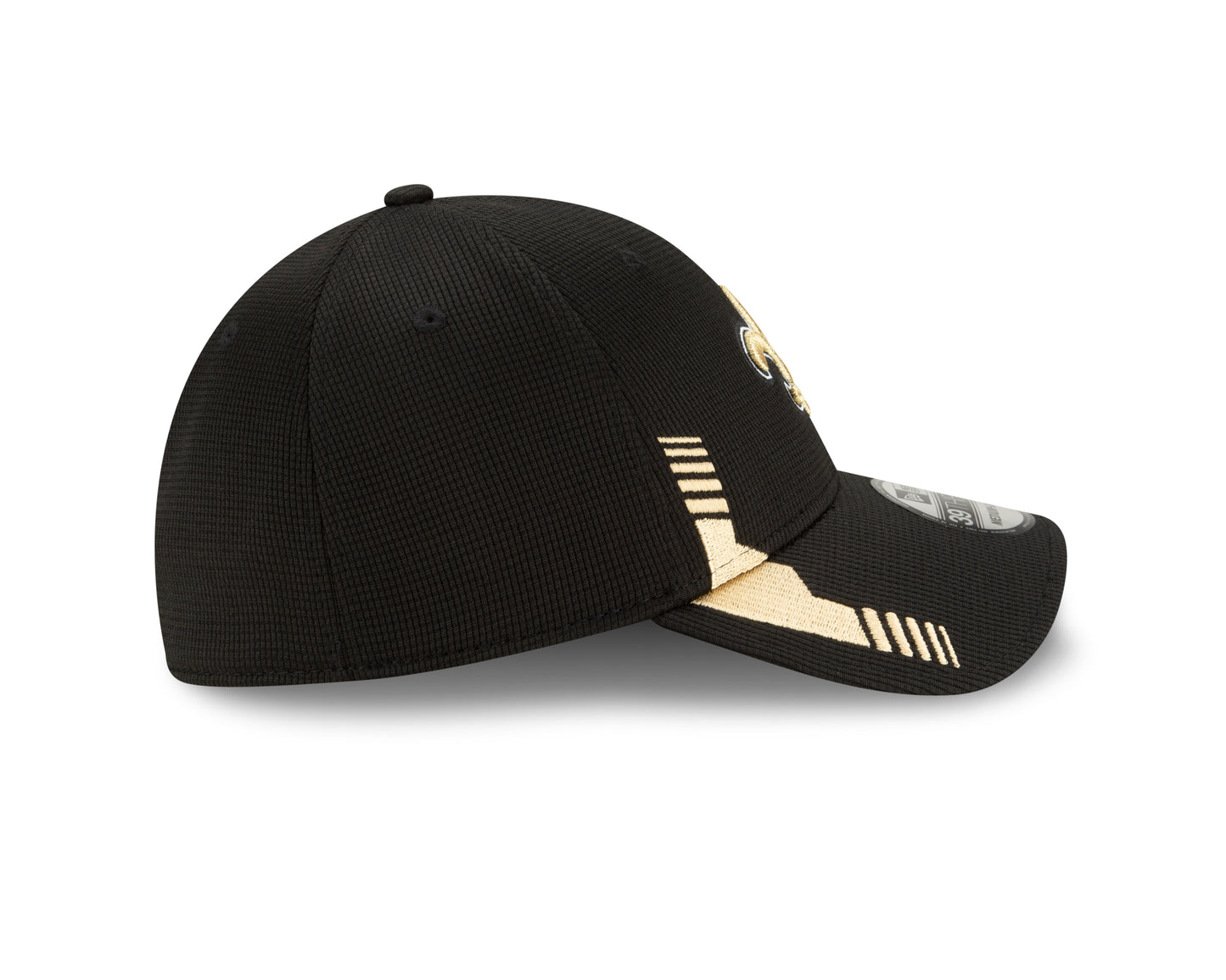 New Orleans Saints New Era Black & Gold  Sideline Home 39thirty Hat