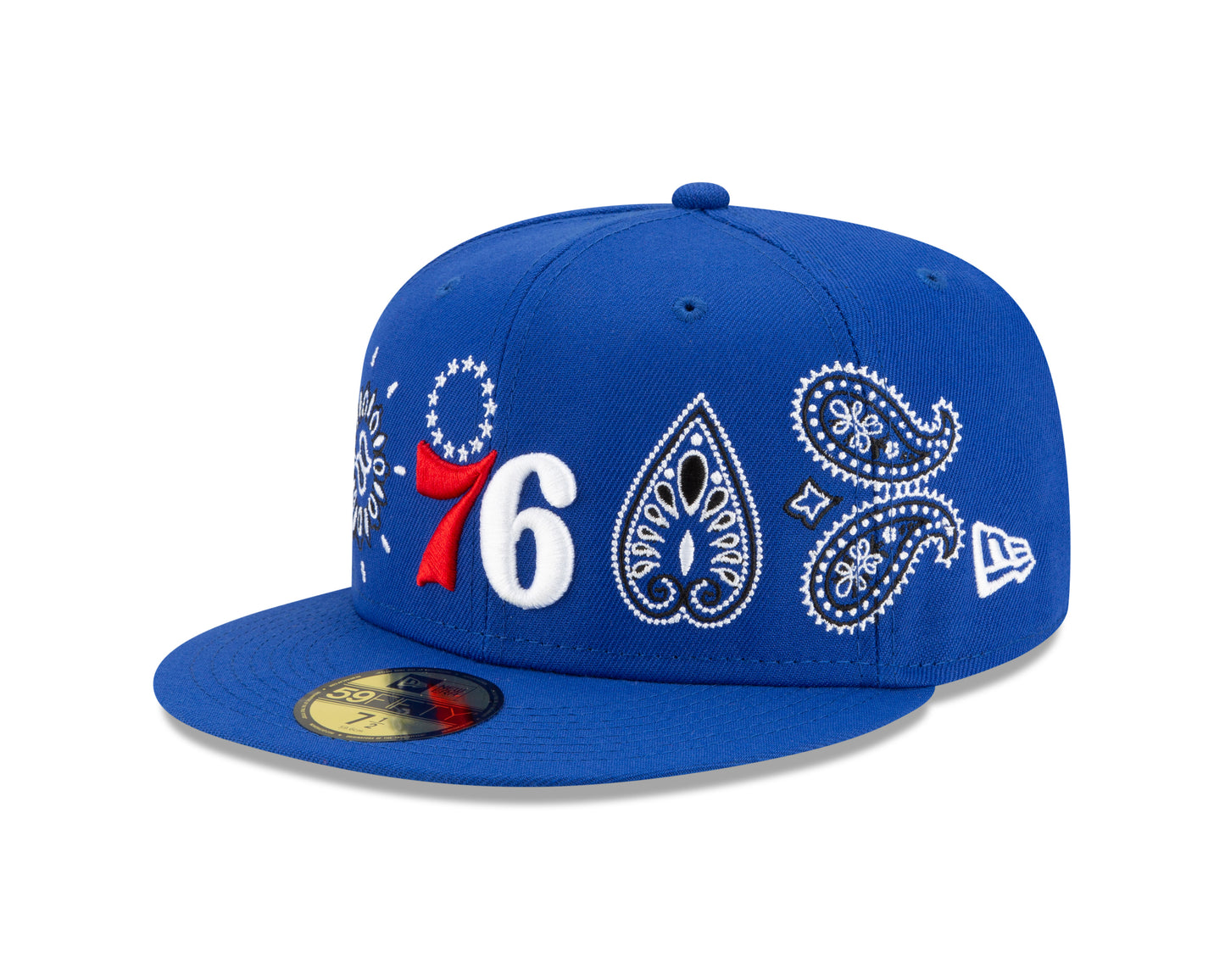 Philadelphia 76ers All Over Print Paisley 59Fifty Fitted Hat