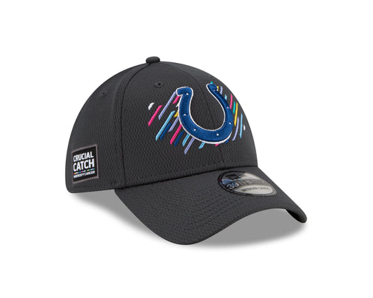Indianapolis Colts New Era Crucial Catch 39THIRTY Flex Hat - Gray