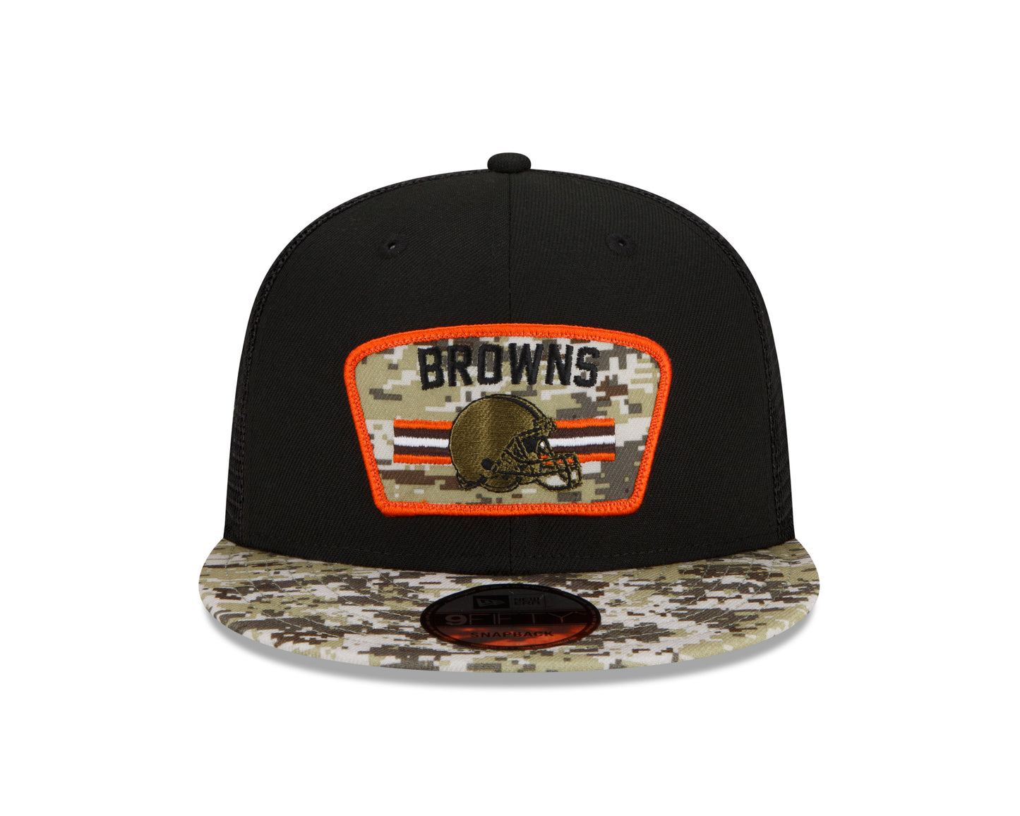 Cleveland Browns New Era Salute to Service 9FIFTY Snapback Hat - Black