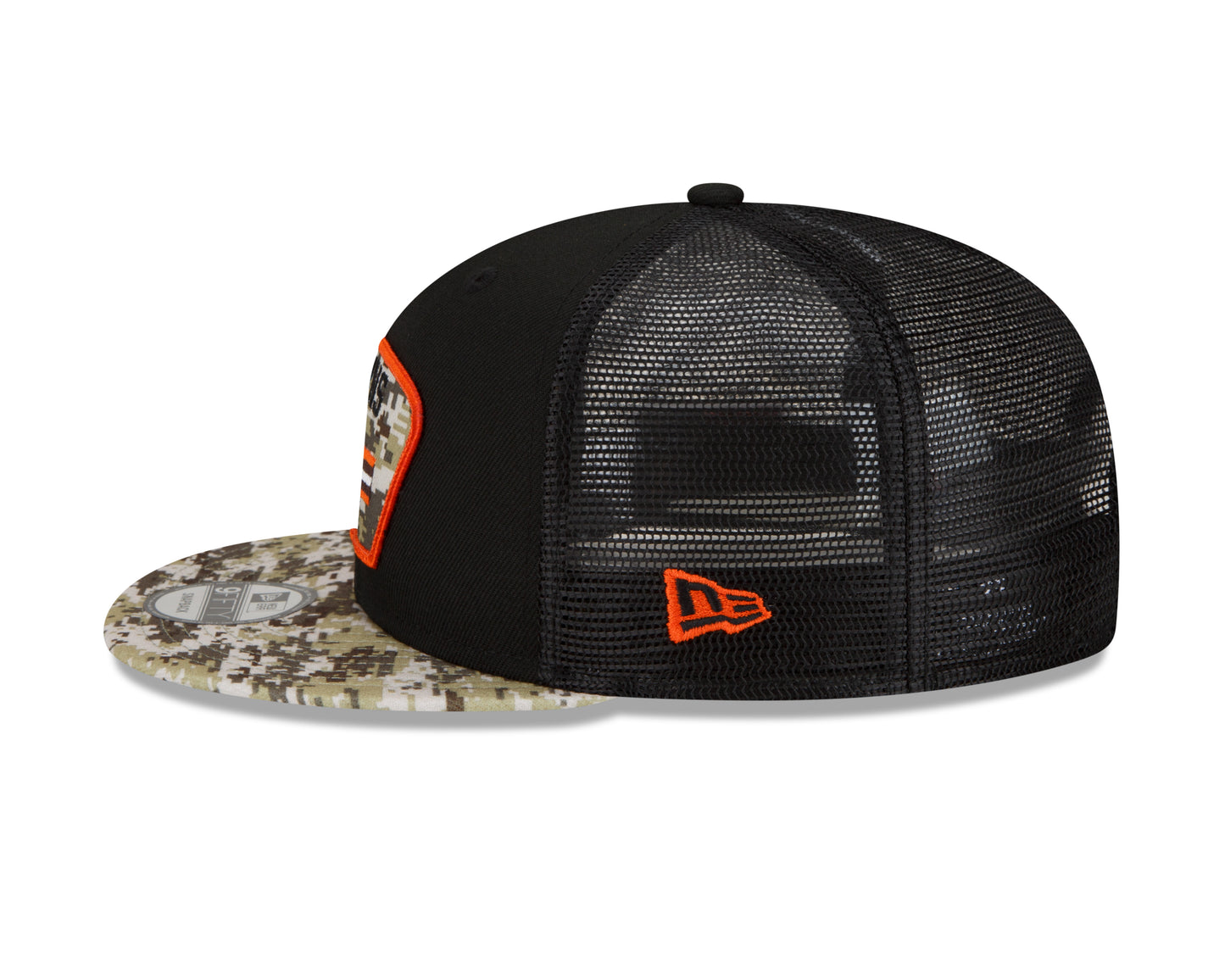Cleveland Browns New Era Salute to Service 9FIFTY Snapback Hat - Black