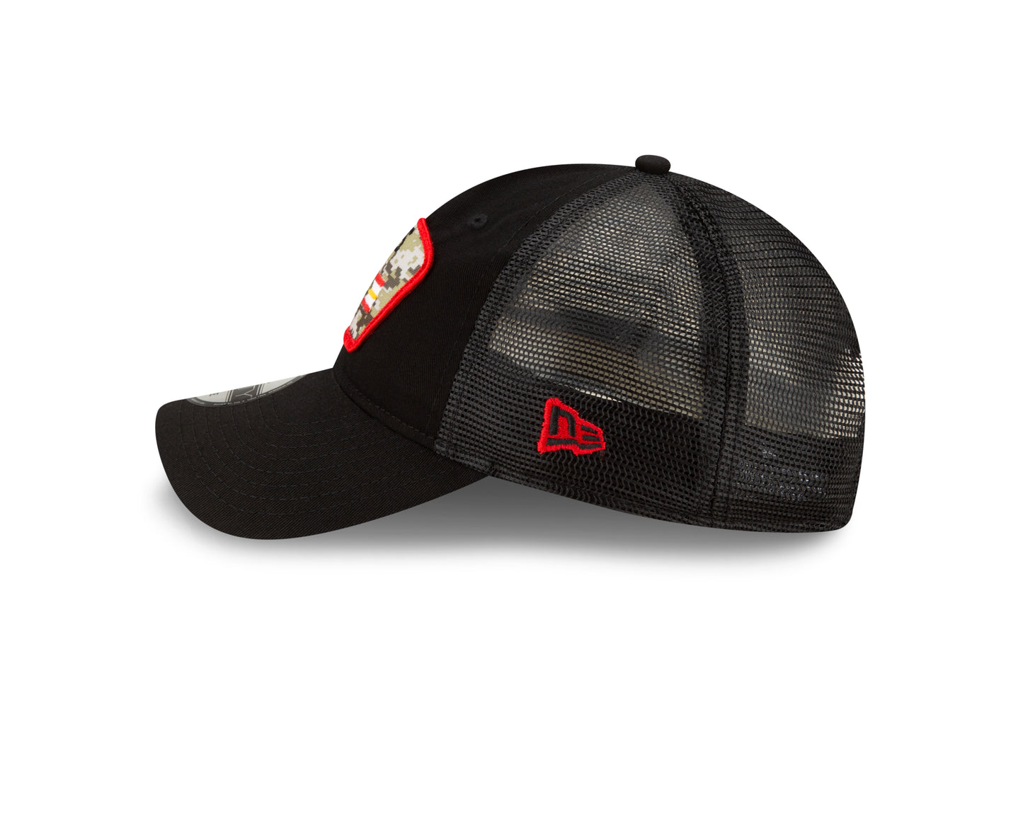 Kansas City Chiefs New Era Salute to Service 9TWENTY Adjustable Hat - Black
