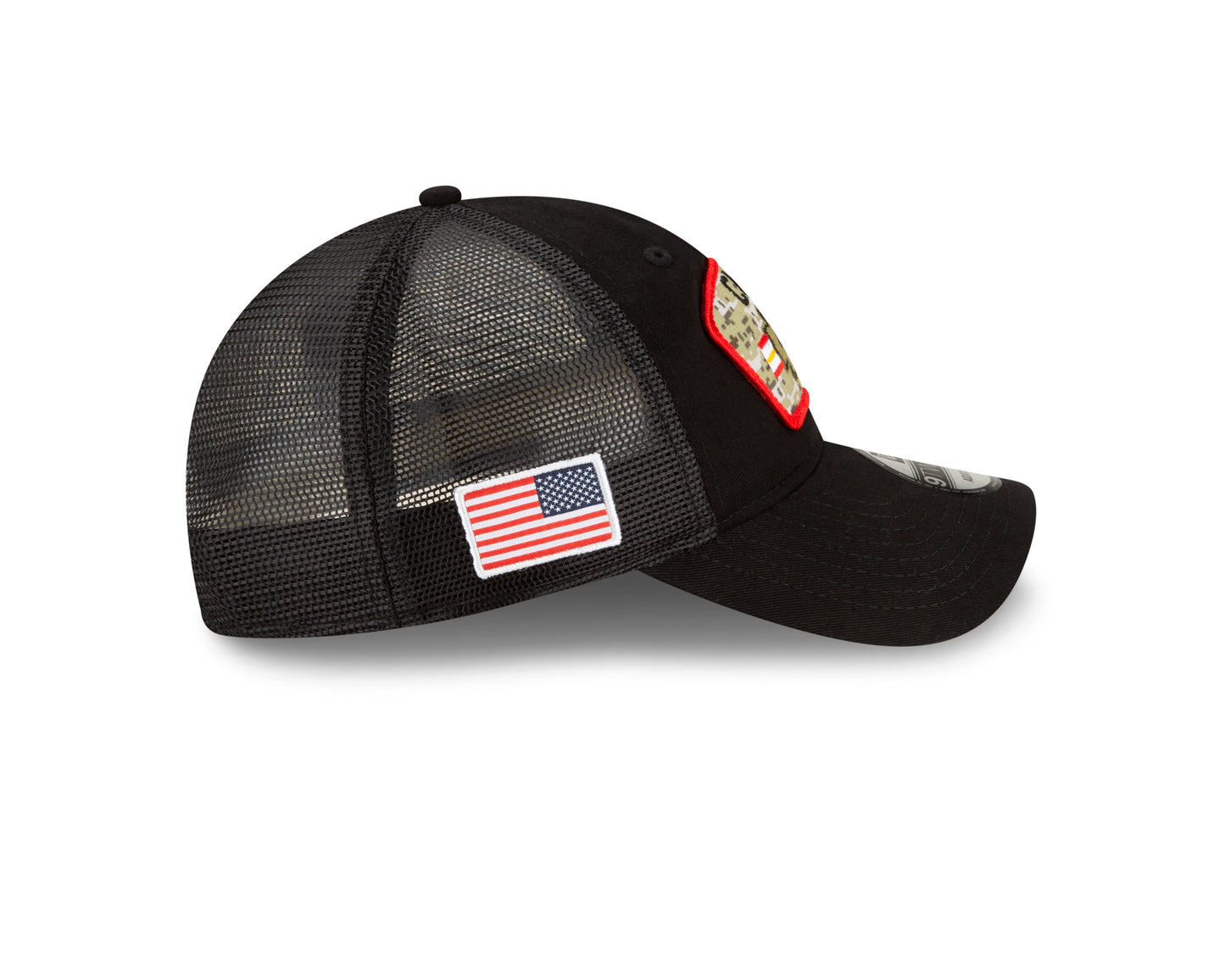 Kansas City Chiefs New Era Salute to Service 9TWENTY Adjustable Hat - Black