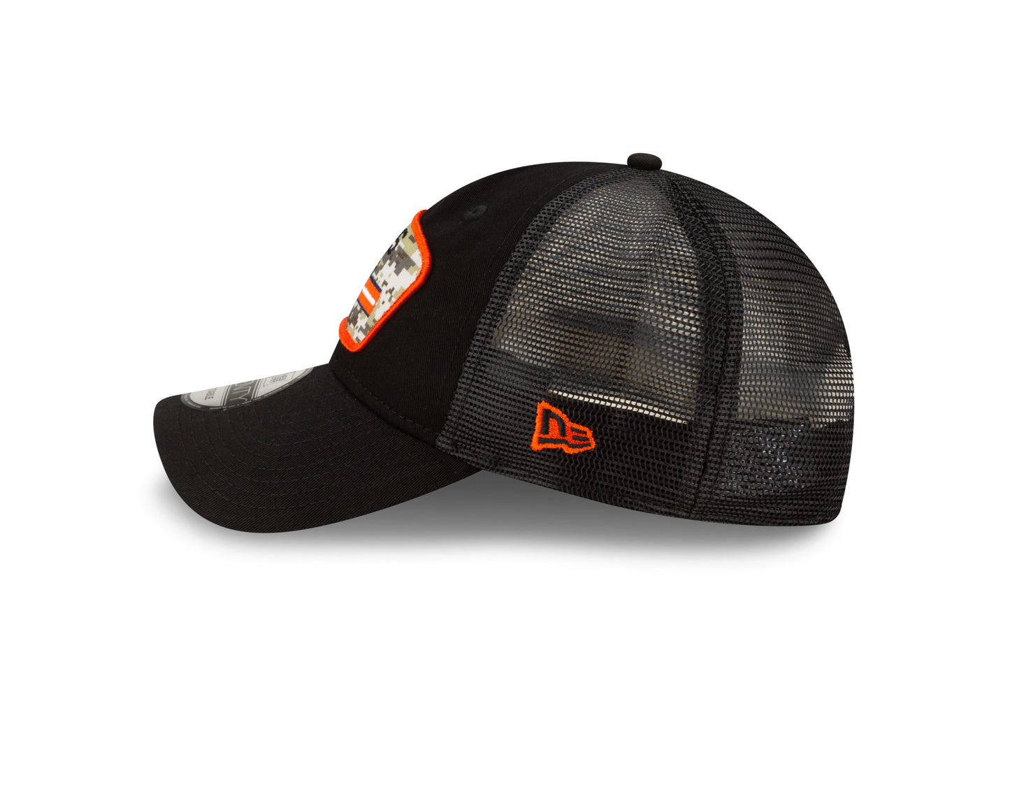 Chicago Bears New Era Salute to Service 9TWENTY Adjustable Hat - Black