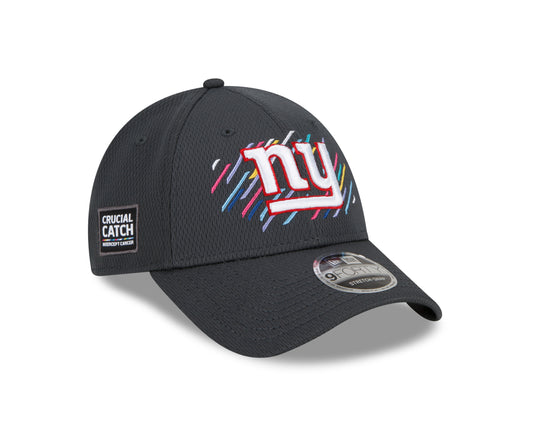 New York Giants New Era NFL Crucial Catch Official 9FORTY Adjustable Hat