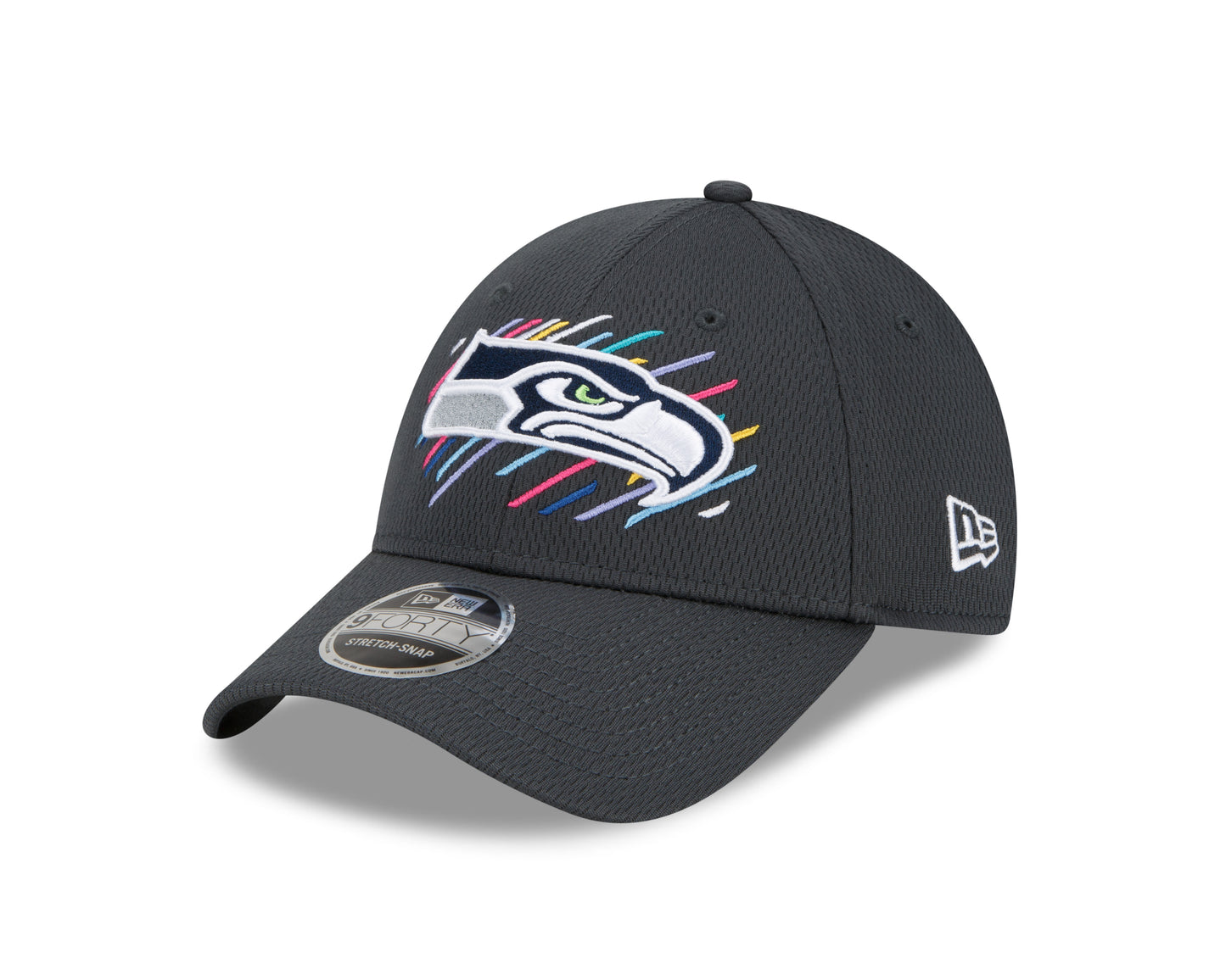 Seattle Seahawks New Era Crucial Catch 9FORTY Adjustable Hat - Gray