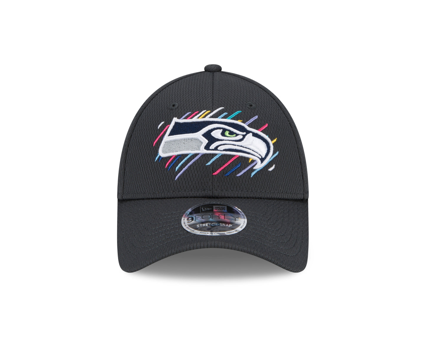 Seattle Seahawks New Era Crucial Catch 9FORTY Adjustable Hat - Gray