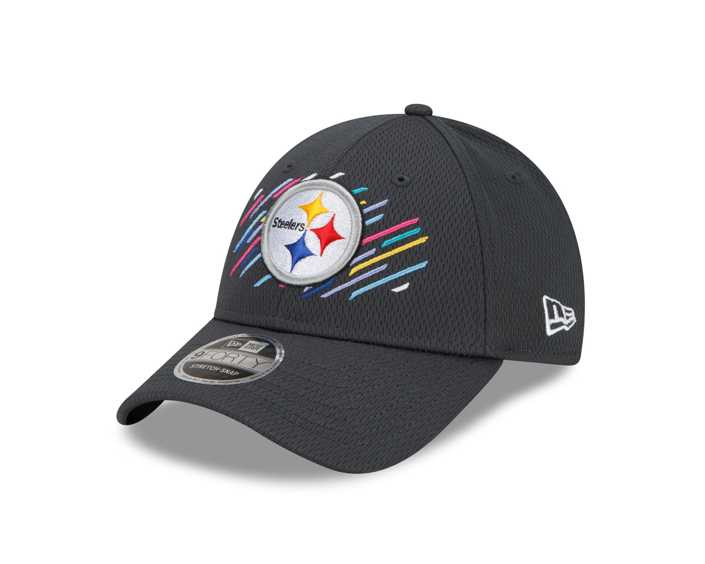 Pittsburgh Steelers New Era NFL Crucial Catch Official 9FORTY Adjustable Hat