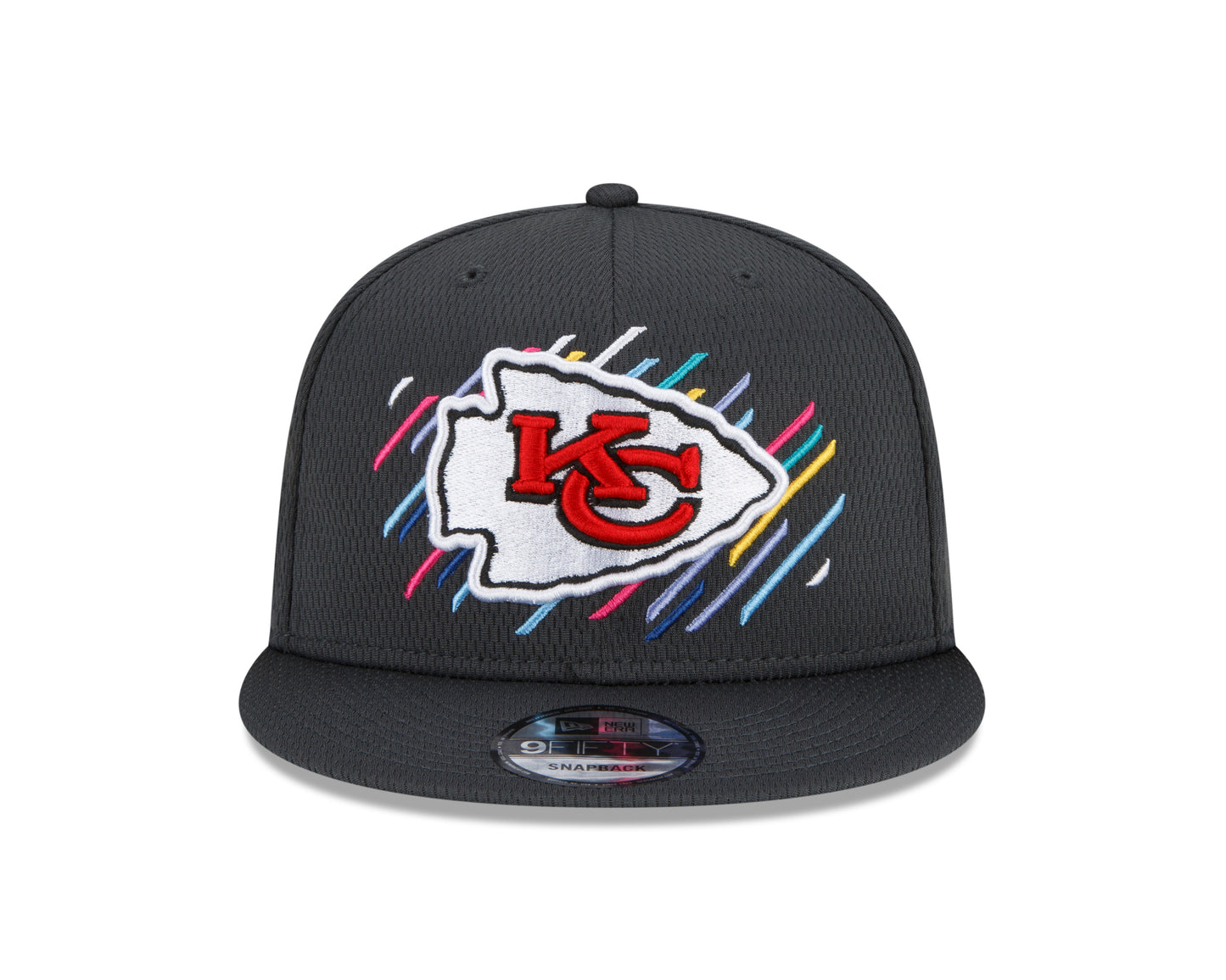 Kansas City Chiefs New Era NFL Crucial Catch Official 9Fifty Snapback Hat- Gray