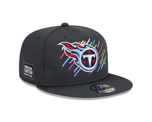 Tennessee Titans New Era Crucial Catch 9FIFTY Adjustable Hat - Gray
