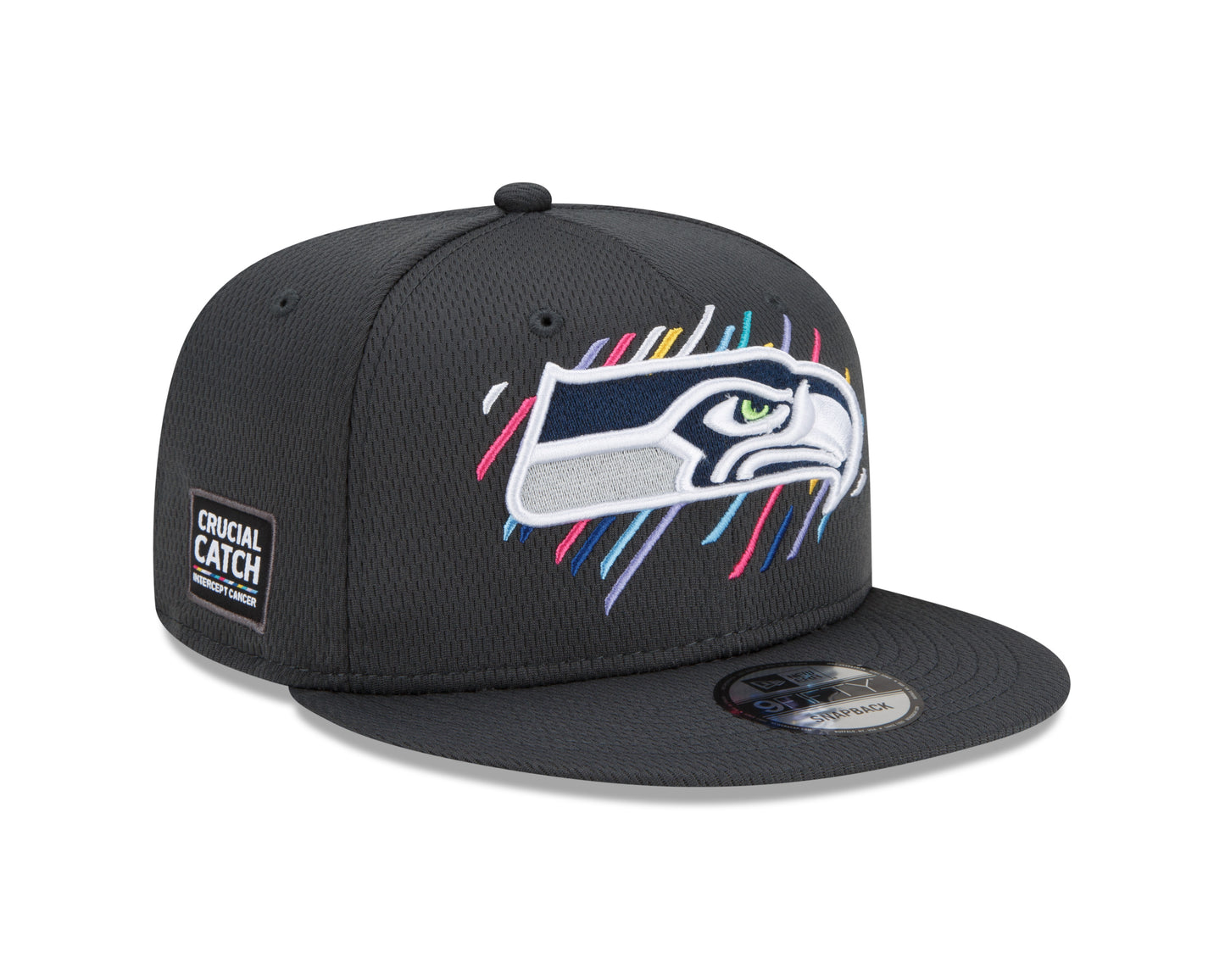 Seattle Seahawks New Era Crucial Catch 9FIFTY Adjustable Hat - Gray