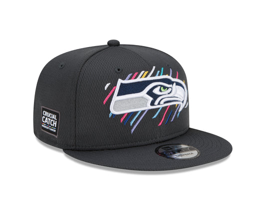 Seattle Seahawks New Era Crucial Catch 9FIFTY Adjustable Hat - Gray