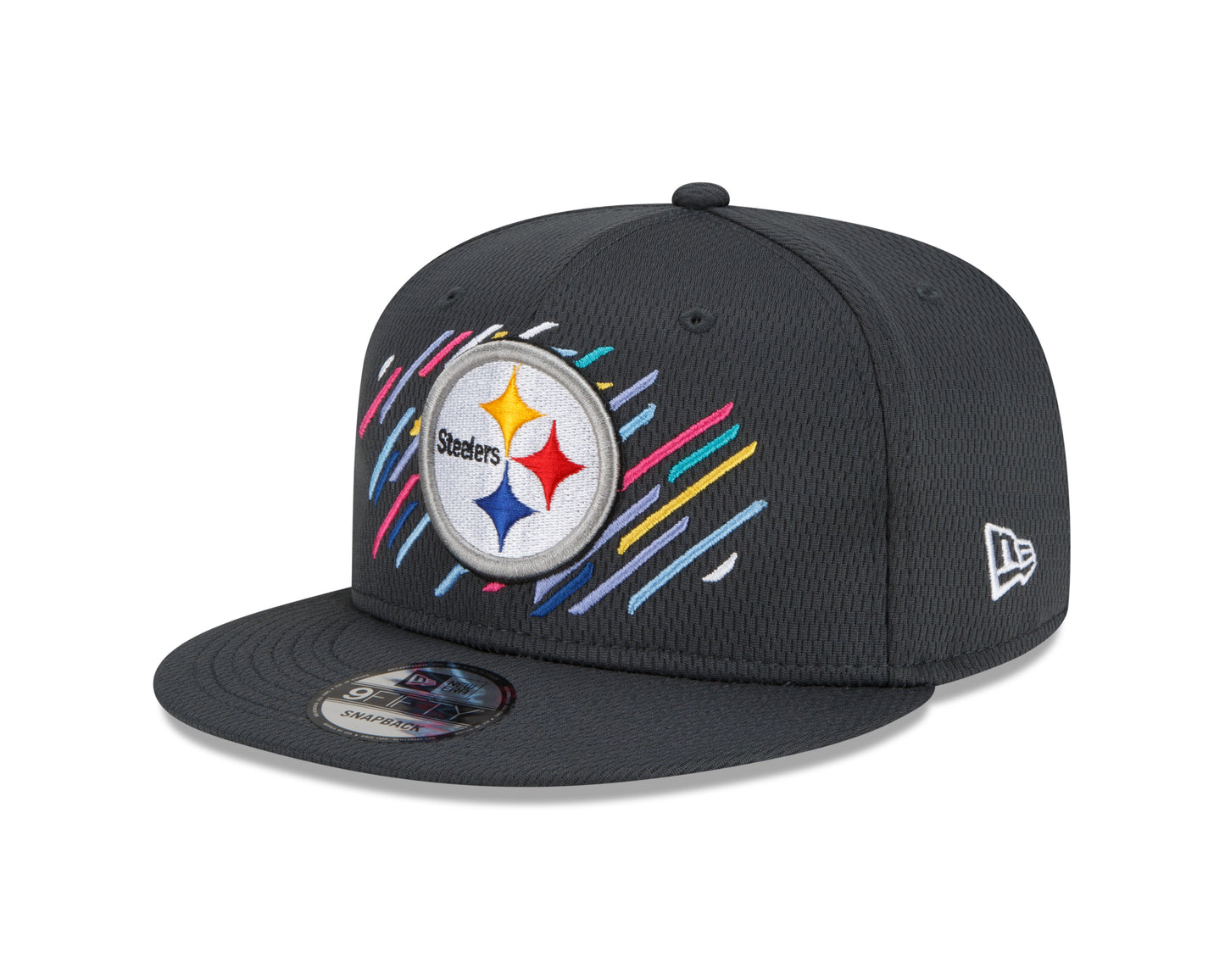 Pittsburgh Steelers New Era Crucial Catch 9FIFTY Adjustable Hat - Gray
