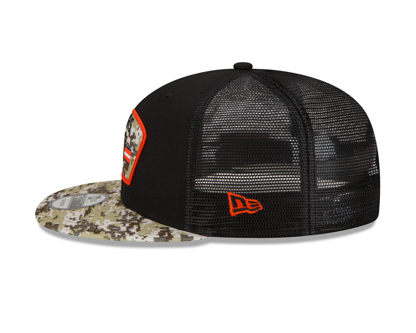 Chicago Bears New Era Salute To Service 9FIFTY Adjustable Hat - Black