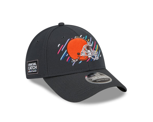 Cleveland Browns New Era NFL Crucial Catch Official 9FORTY Adjustable Hat