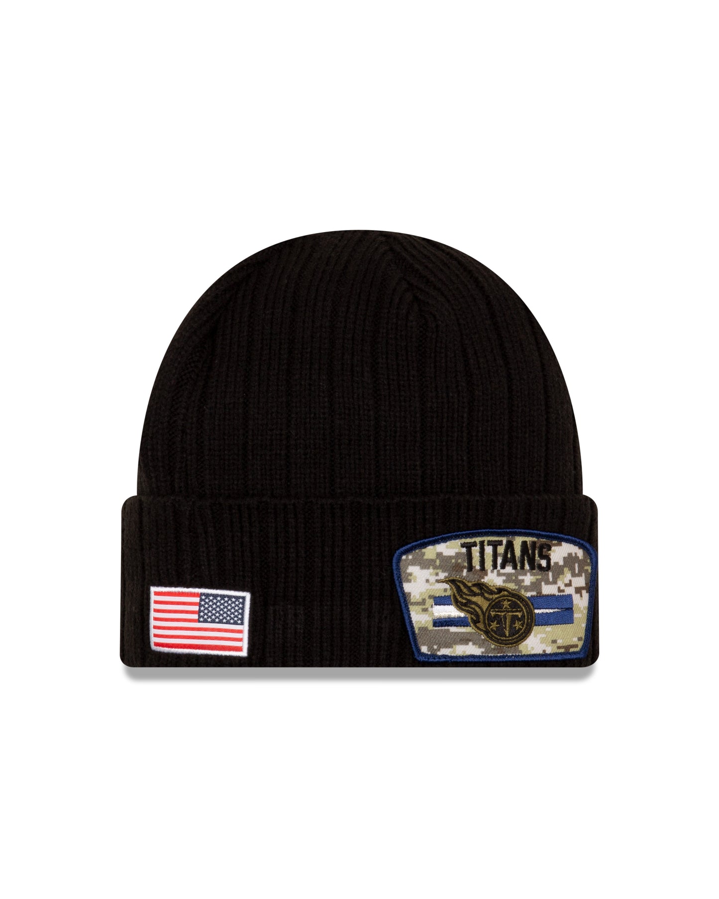 Tennessee Titans New Era Salute to Service Sideline Knit Hat - Black