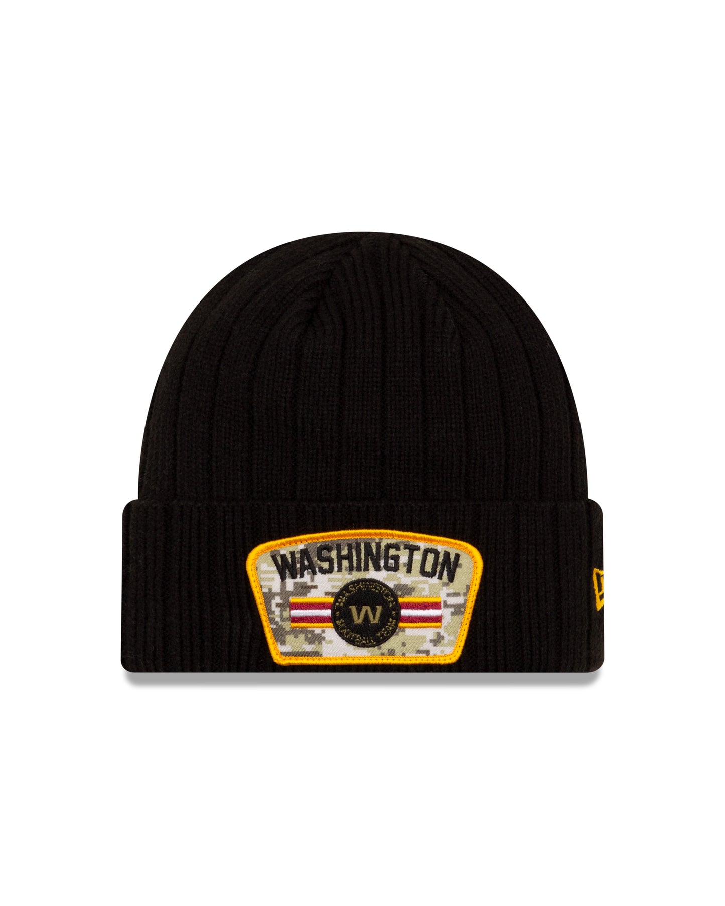 Washington Football 2021 Sideline Salute to Service Knit Hat - Black