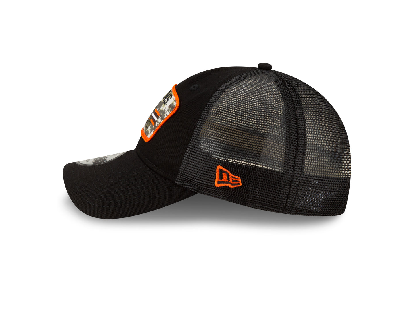 Cleveland Browns New Era Salute to Service 9TWENTY Adjustable Hat - Black