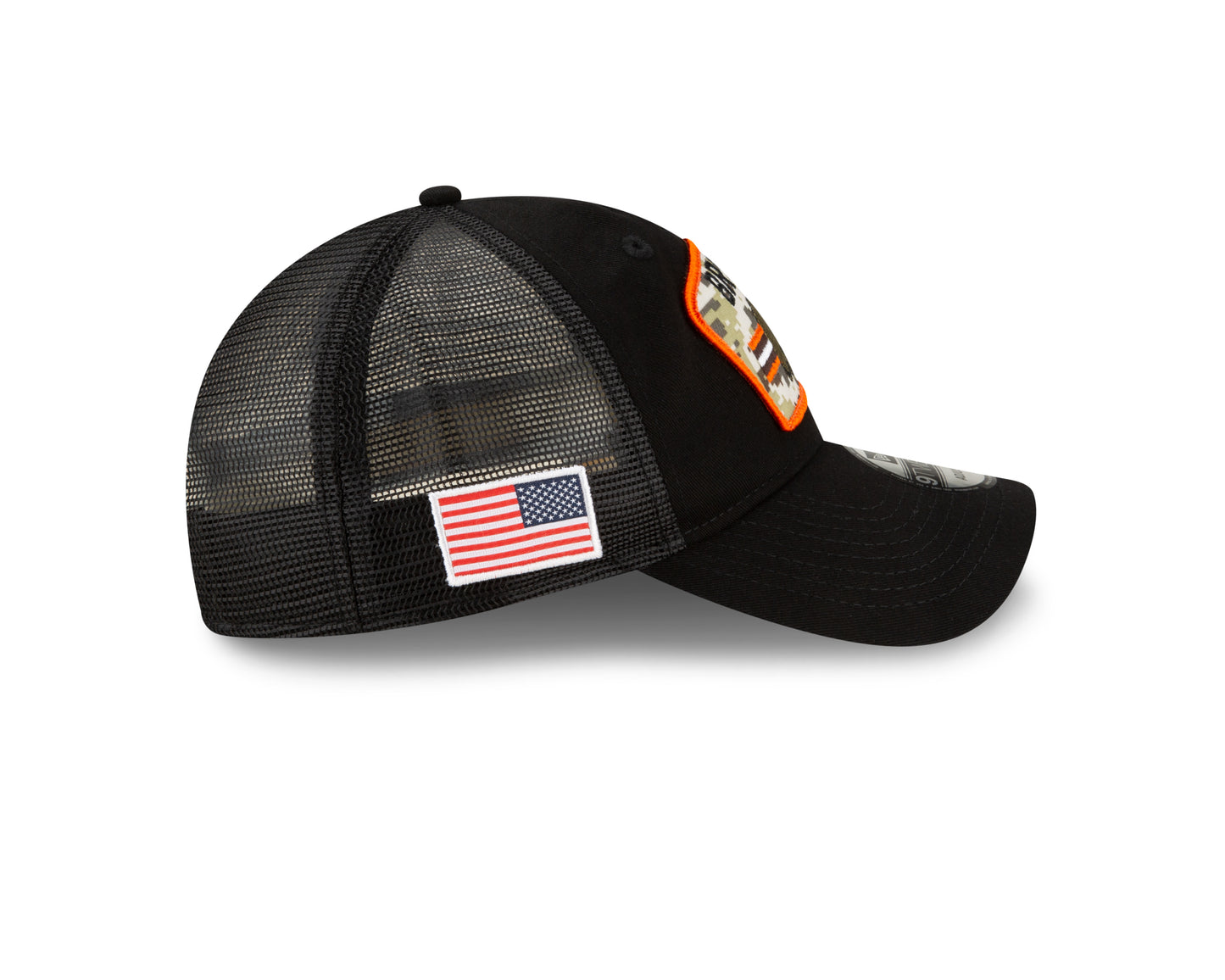 Cleveland Browns New Era Salute to Service 9TWENTY Adjustable Hat - Black