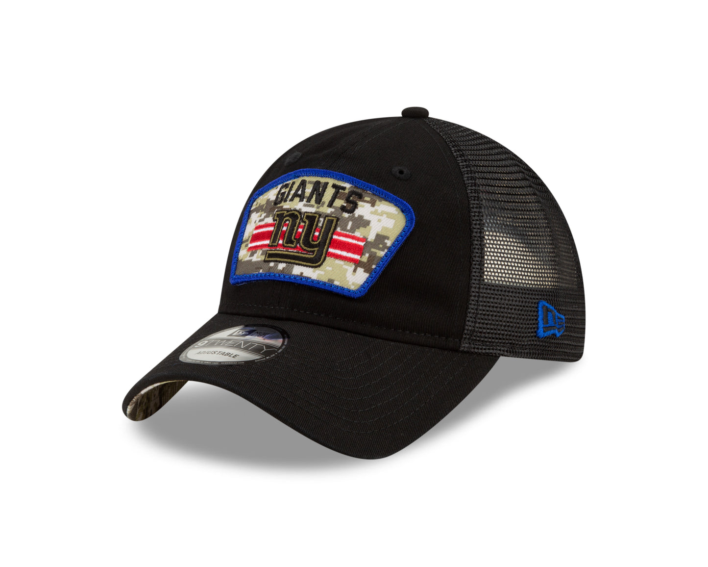 New York Giants New Era Salute to Service 9TWENTY Adjustable Hat - Black