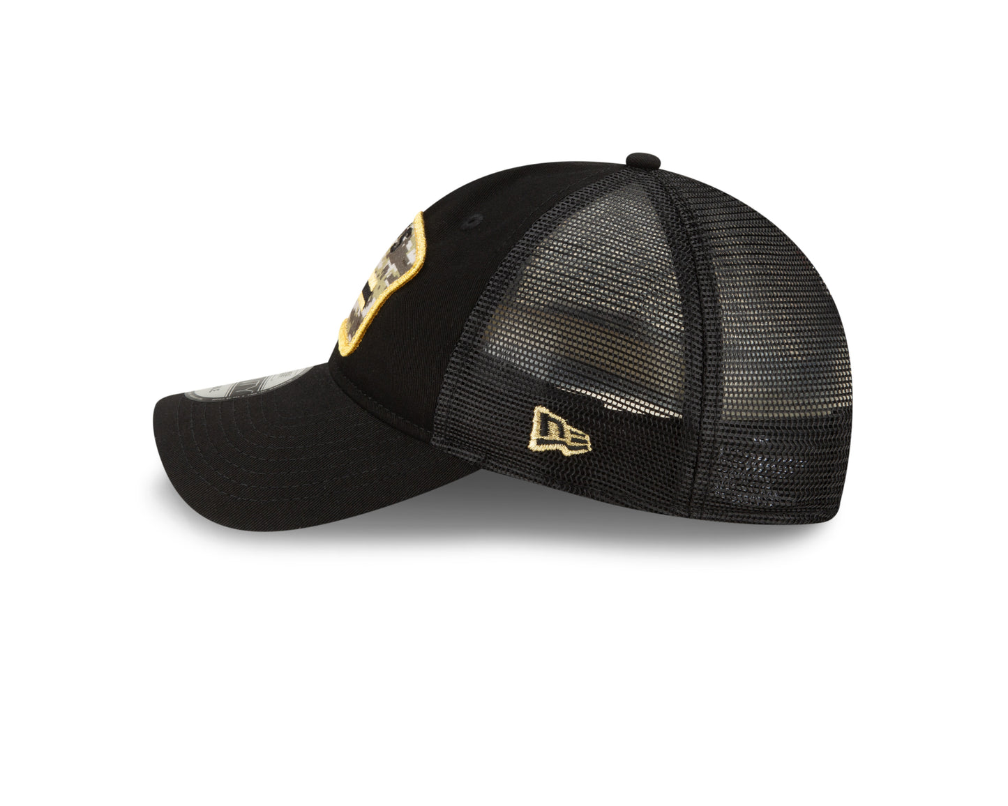 New Orleans Saints New Era Salute to Service 9TWENTY Adjustable Hat - Black