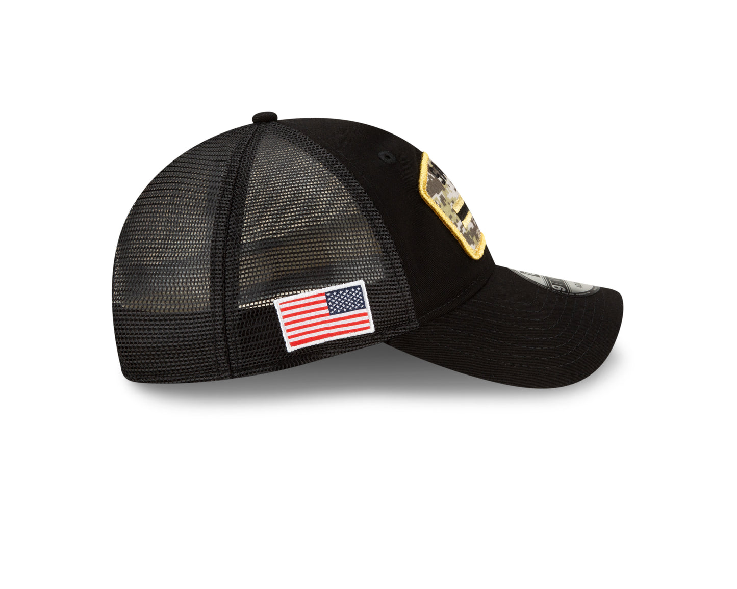 New Orleans Saints New Era Salute to Service 9TWENTY Adjustable Hat - Black