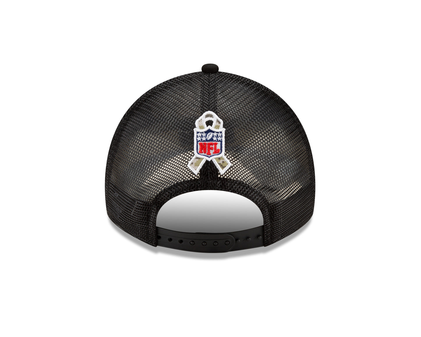 Miami Dolphins New Era Salute to Service 9TWENTY Adjustable Hat - Black