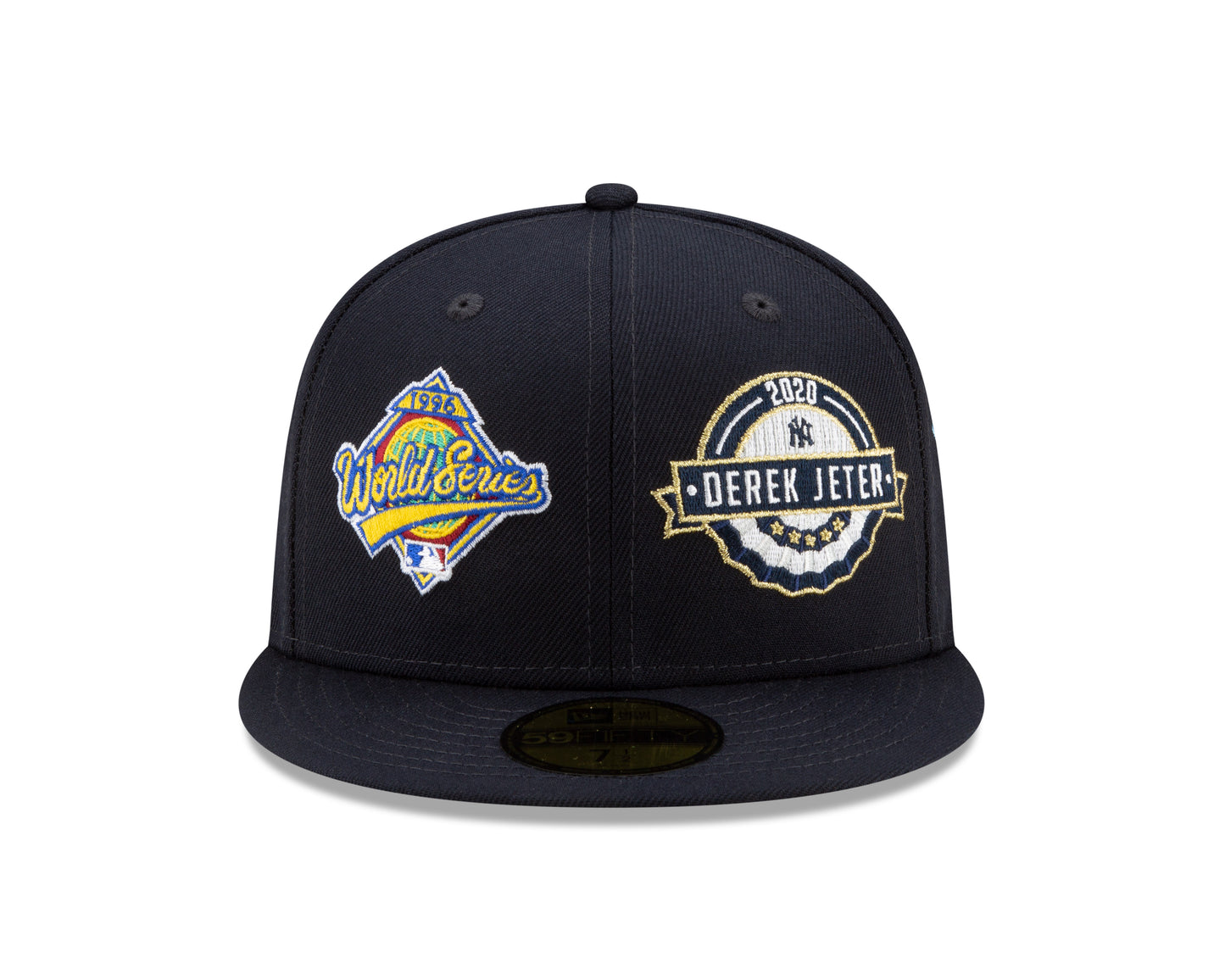 New York Yankees New Era Multi Patch Jeter 59Fifty Fitted Hat - Blue