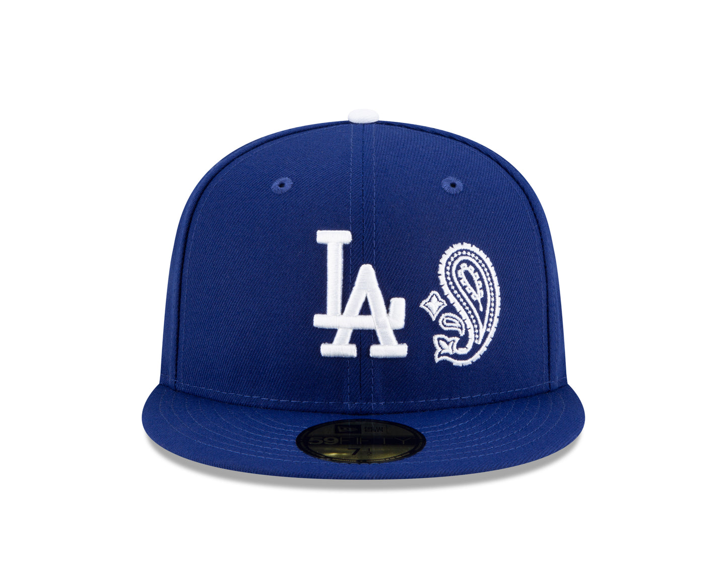 Los Angeles Dodgers New Era Paisley Patchwork Undervisor 59FIFTY Fitted Hat