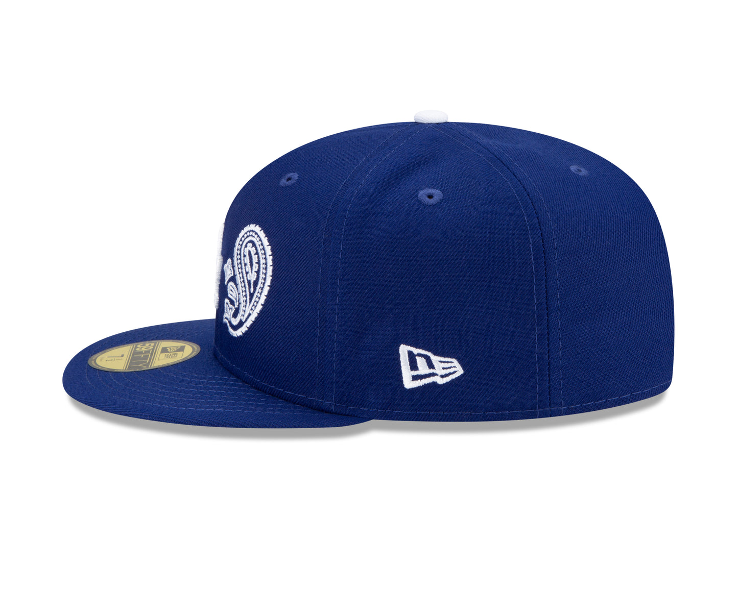 Los Angeles Dodgers New Era Paisley Patchwork Undervisor 59FIFTY Fitted Hat