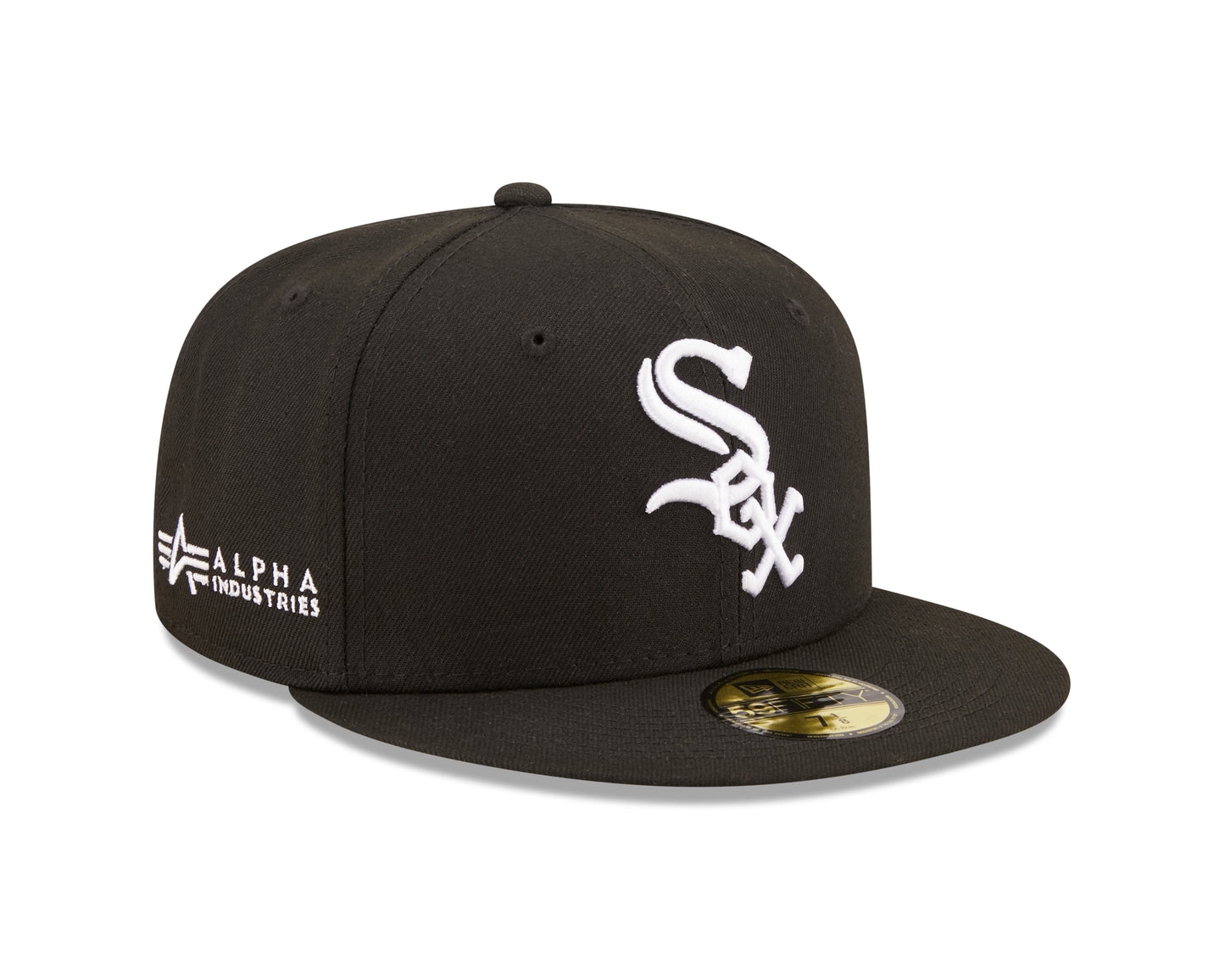 Chicago White Sox New Era Alpha Industries 59FIFTY Fitted Hat- Black