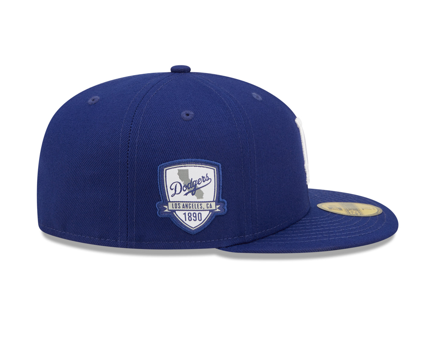 Los Angeles Dodgers New Era MLB City Side Patch 59fifty Fitted Hat - Blue