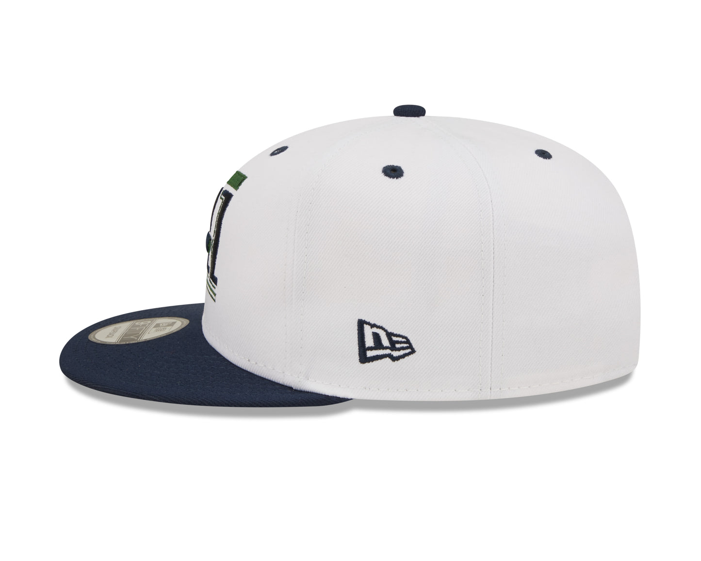 Utah Jazz New Era Retro Title White / Navy 9FIFTY Snap Back Hat