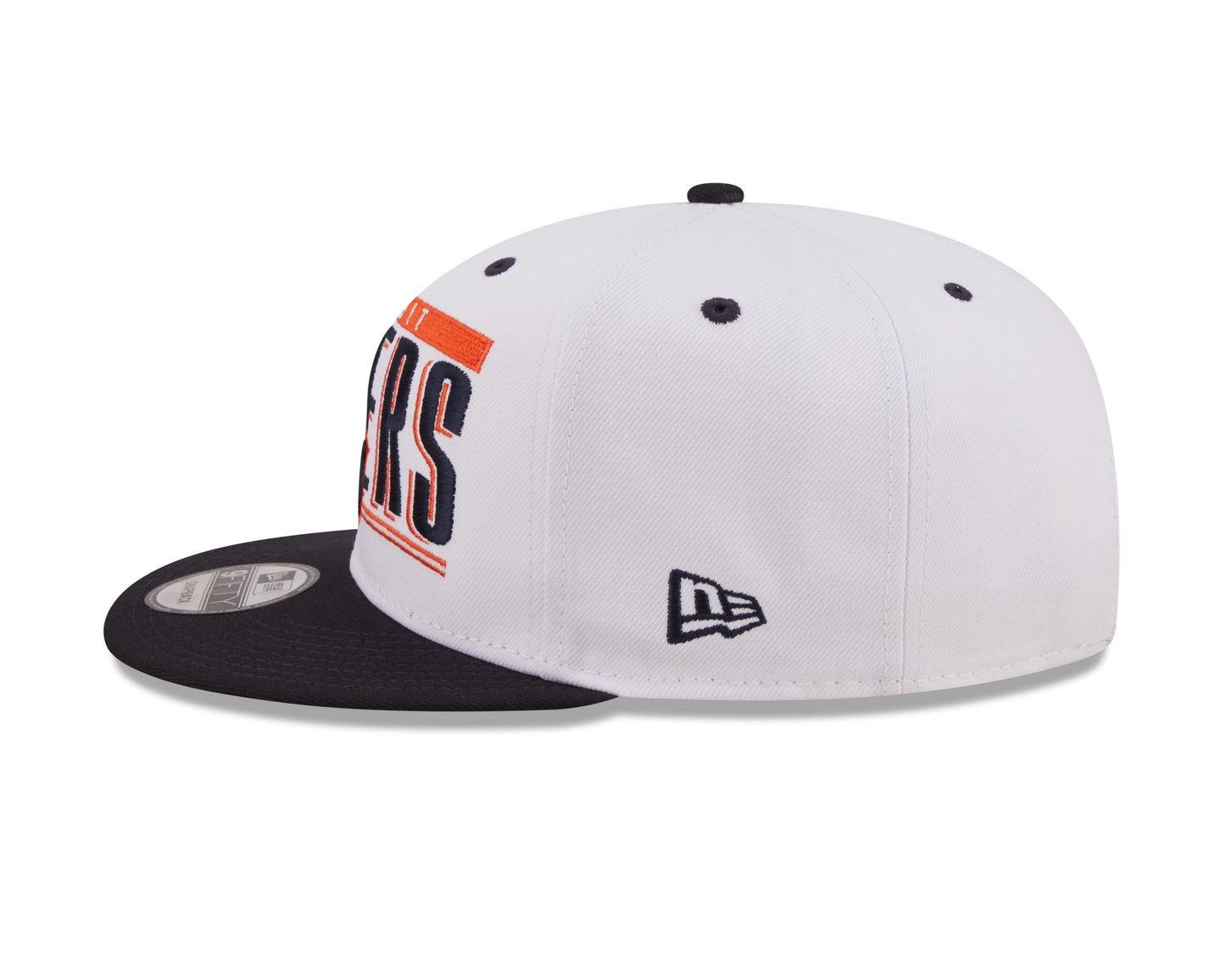 Detroit Tigers New Era Retro Title 9FIFTY Snapback Hat - White/Navy