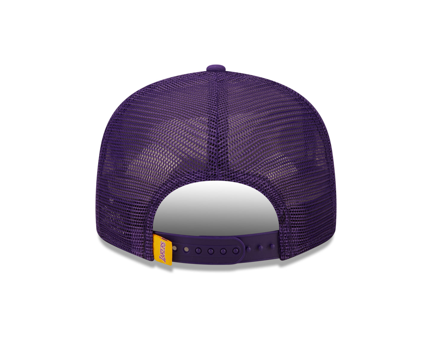Los Angeles Lakers New Era Purple Tonal Band Trucker Mesh 9FIFTY Snapback Hat