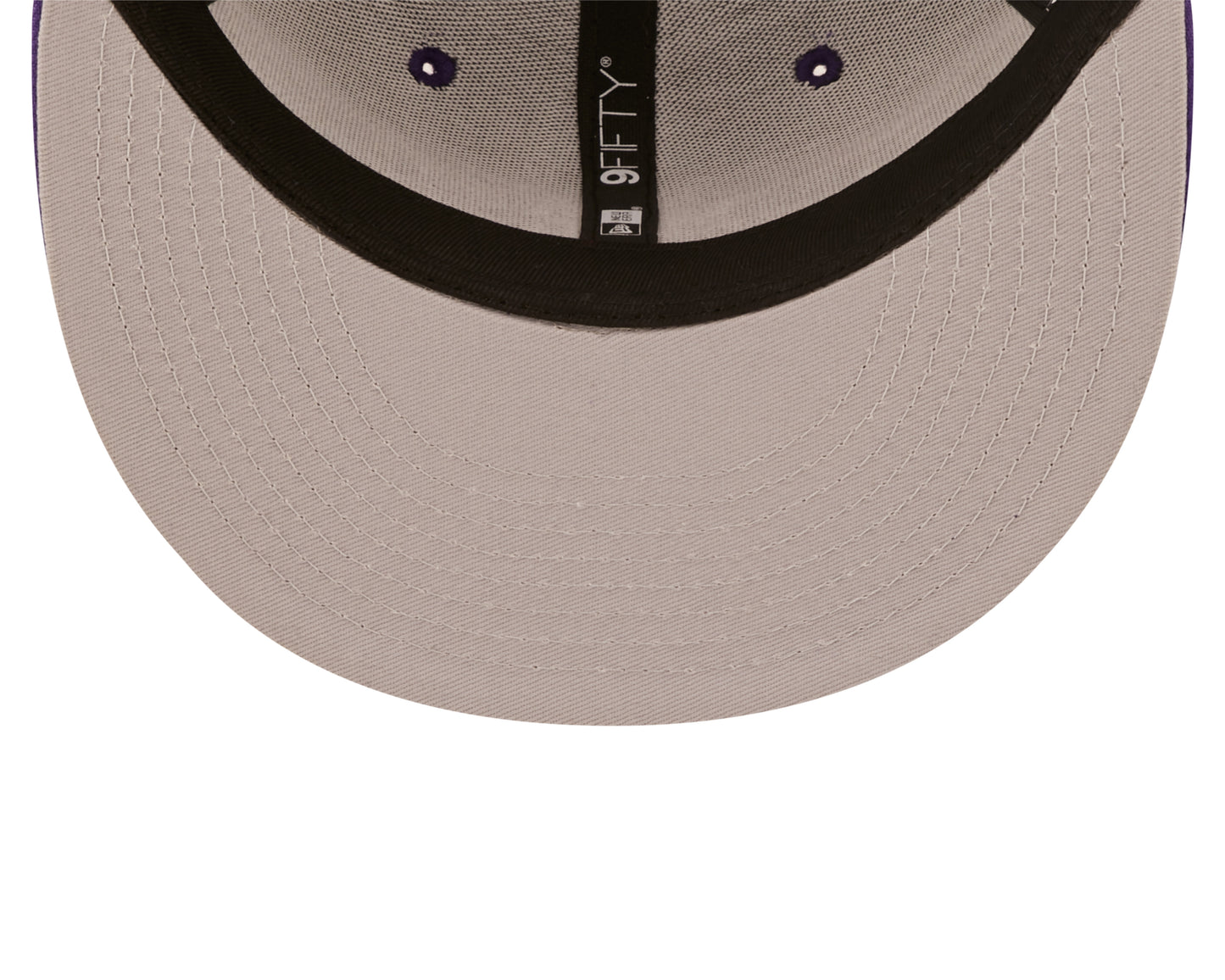 Los Angeles Lakers New Era Purple Tonal Band Trucker Mesh 9FIFTY Snapback Hat