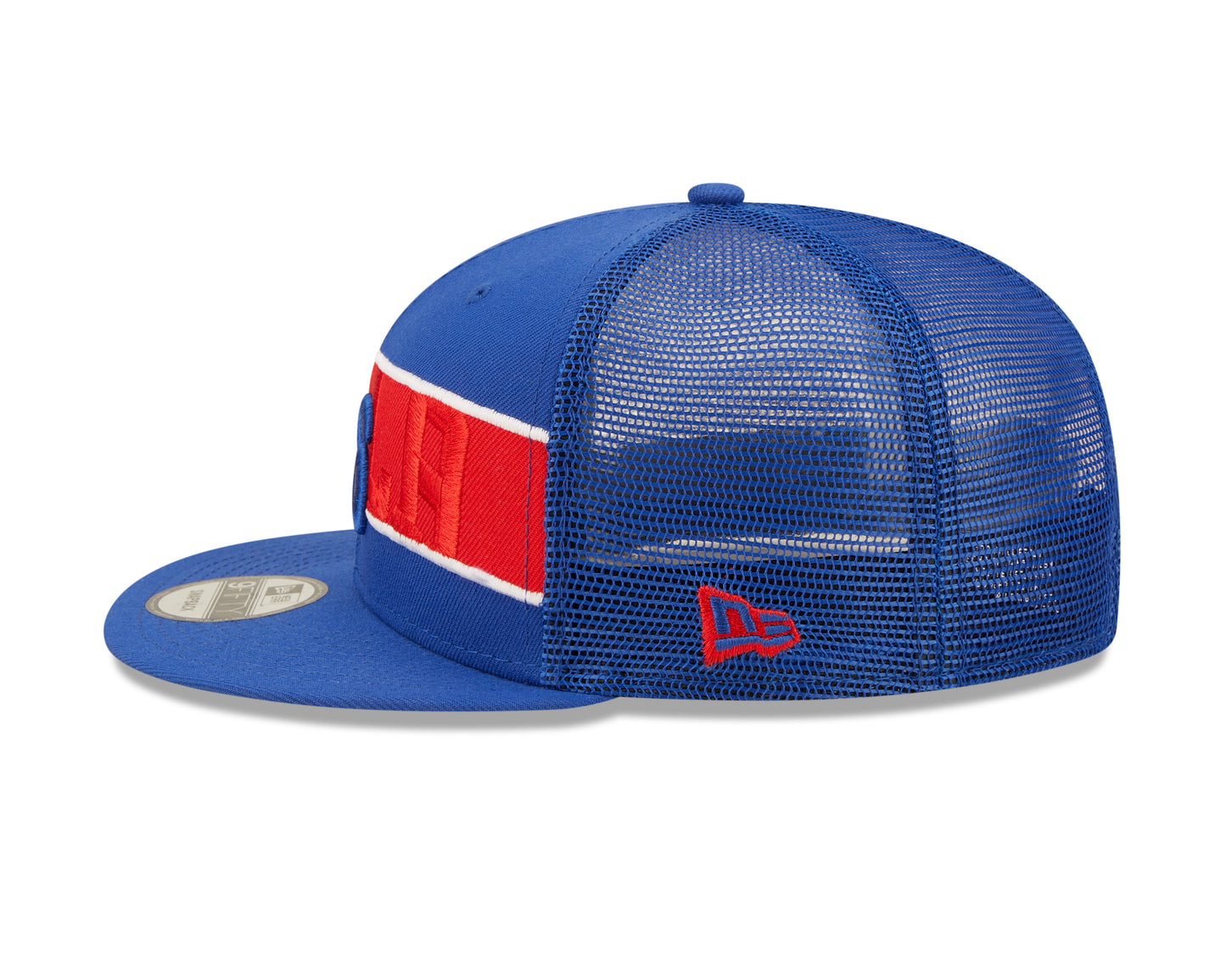 Philadelphia 76ers New Era Blue Tonal Band Trucker Mesh 9FIFTY Snapback Hat