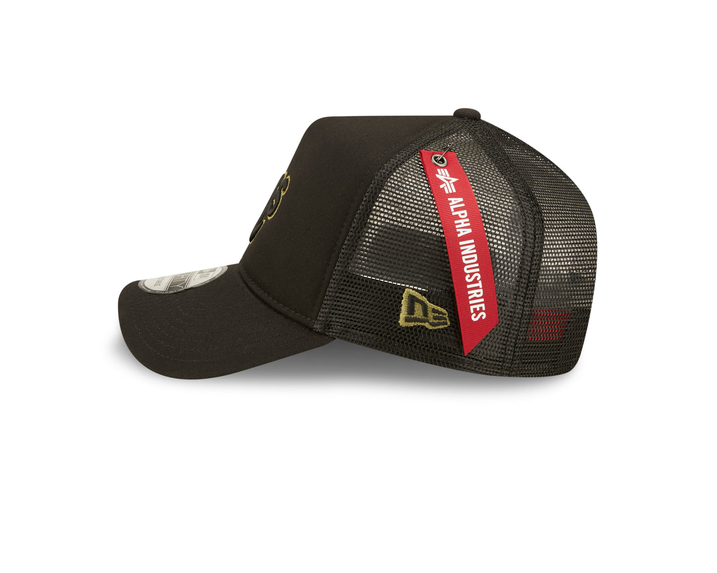 Oakland Athletics New Era x Alpha Industries A-Frame 9FORTY Trucker Snapback