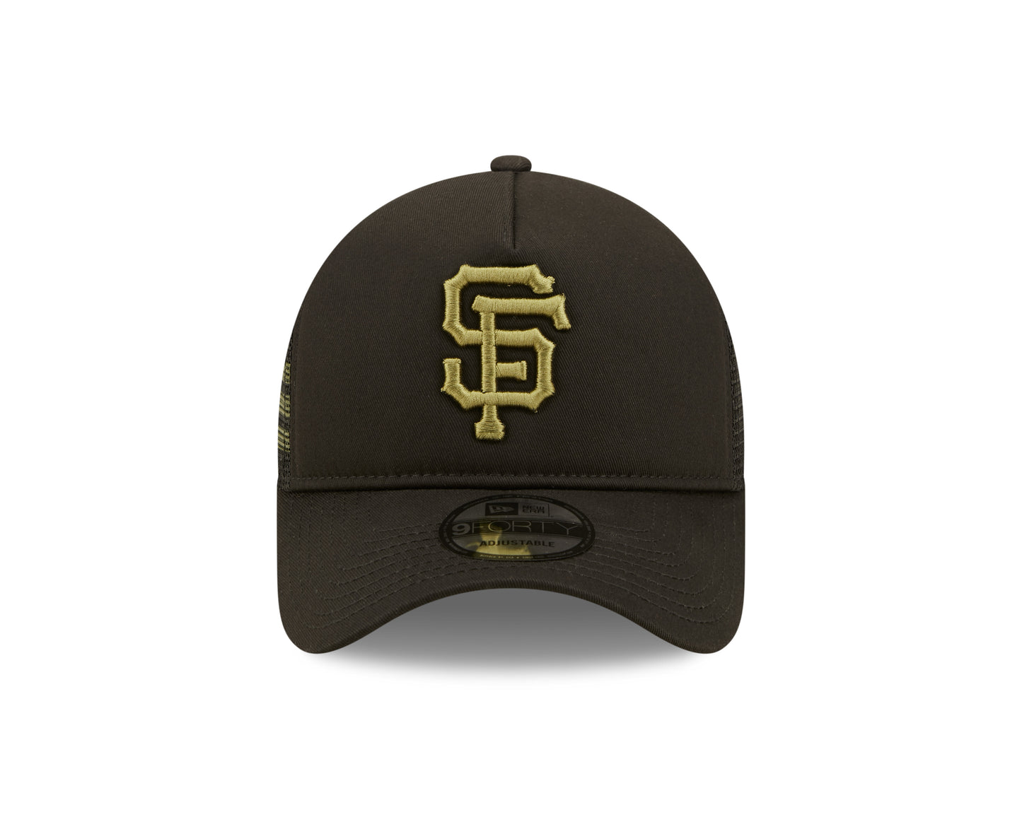 San Francisco Giants New Era x Alpha Industries A-Frame 9FORTY Trucker Snapback