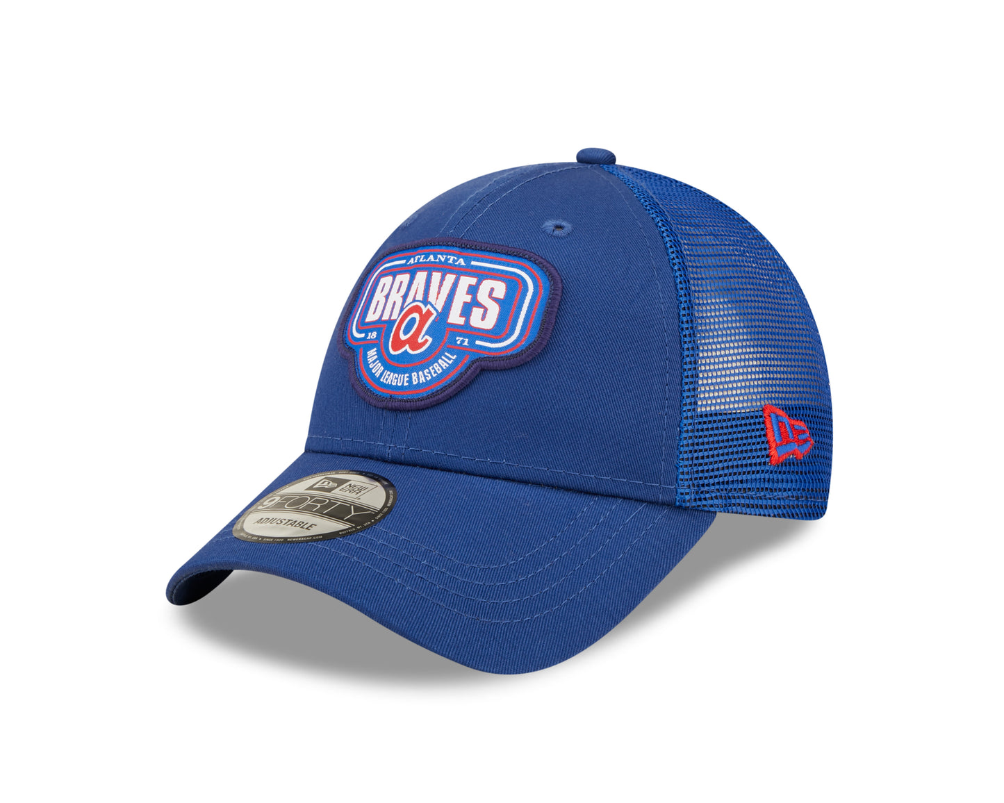 Atlanta Braves New Era Team Logo Patched 940 Trucker