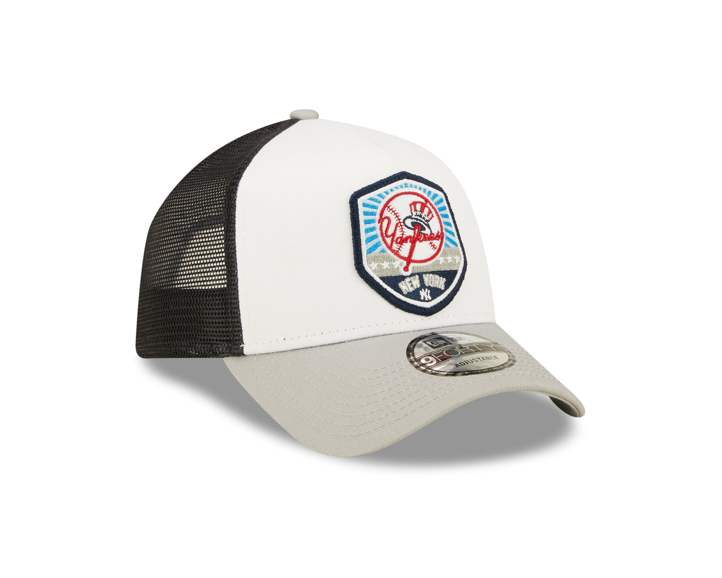 New York Yankees New Era Fresh Side A-Frame Trucker 9FORTY Snapback Hat