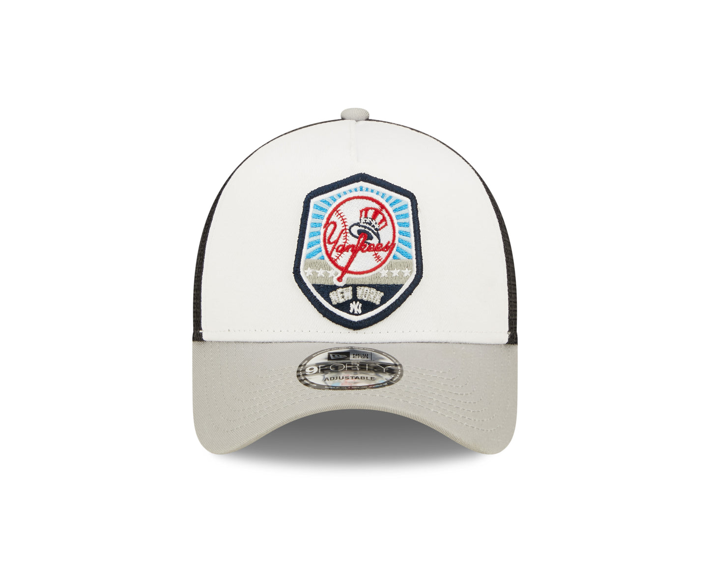New York Yankees New Era Fresh Side A-Frame Trucker 9FORTY Snapback Hat