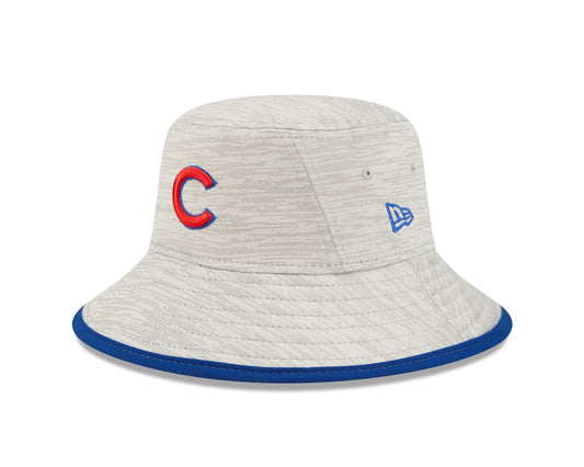Chicago Cubs New Era Distinct Bucket Hat Gray