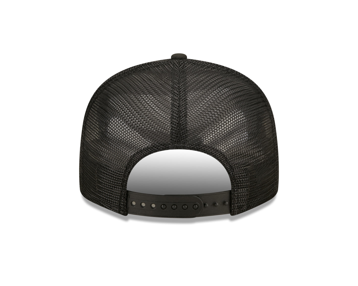 New York Knicks New Era Black & Black Classic Trucker Mesh 9Fifty Hat