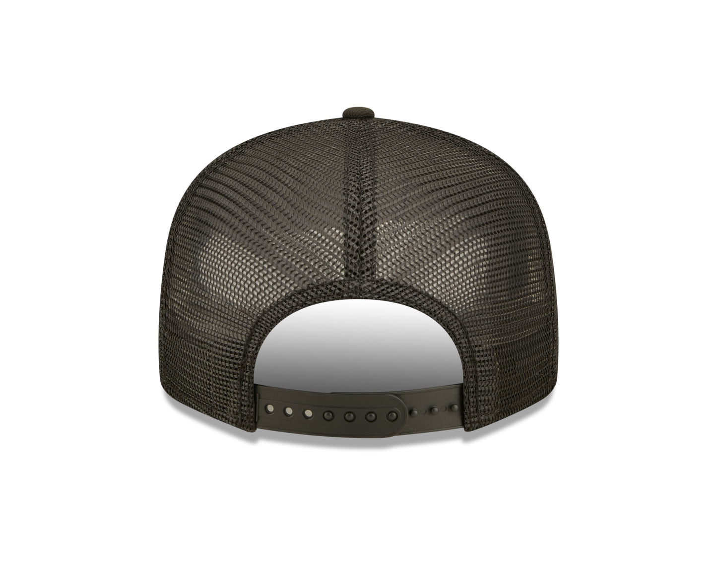 Brooklyn Nets New Era Black on Black Classic Trucker Mesh 9Fifty Hat