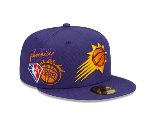 Phoenix Suns New Era Team Color Back Half 59fifty Fitted Hat