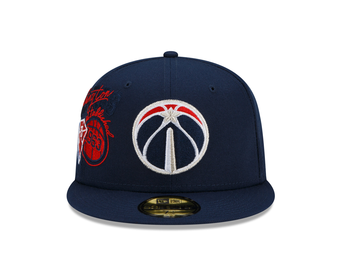 Washington Wizards New Era Team Color Back Half 59fifty Fitted Hat
