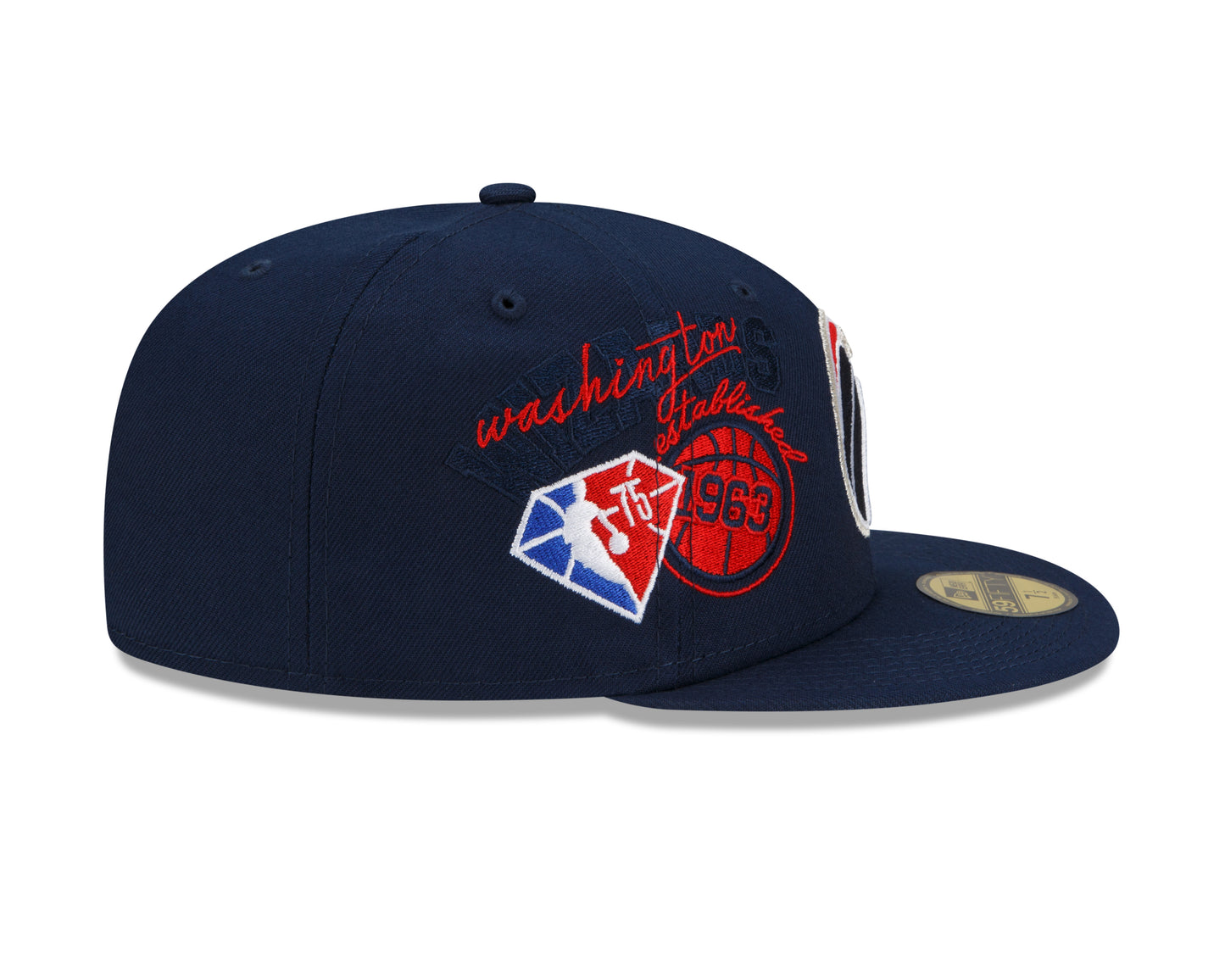 Washington Wizards New Era Team Color Back Half 59fifty Fitted Hat